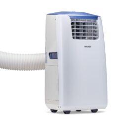 NewAir 8532 BTU DOE ( 115-Volts ) White/gray Vented Portable Air Conditioner with Heater Remote Control Included Cools 525-Sq. Feet