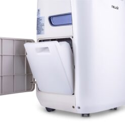 NewAir 8532 BTU DOE ( 115-Volts ) White/gray Vented Portable Air Conditioner with Heater Remote Control Included Cools 525-Sq. Feet