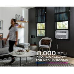 GE 350-sq ft Window Air Conditioner with Remote ( 115-Volt , 8000-BTU ) ENERGY STAR Certified Wi-Fi enabled