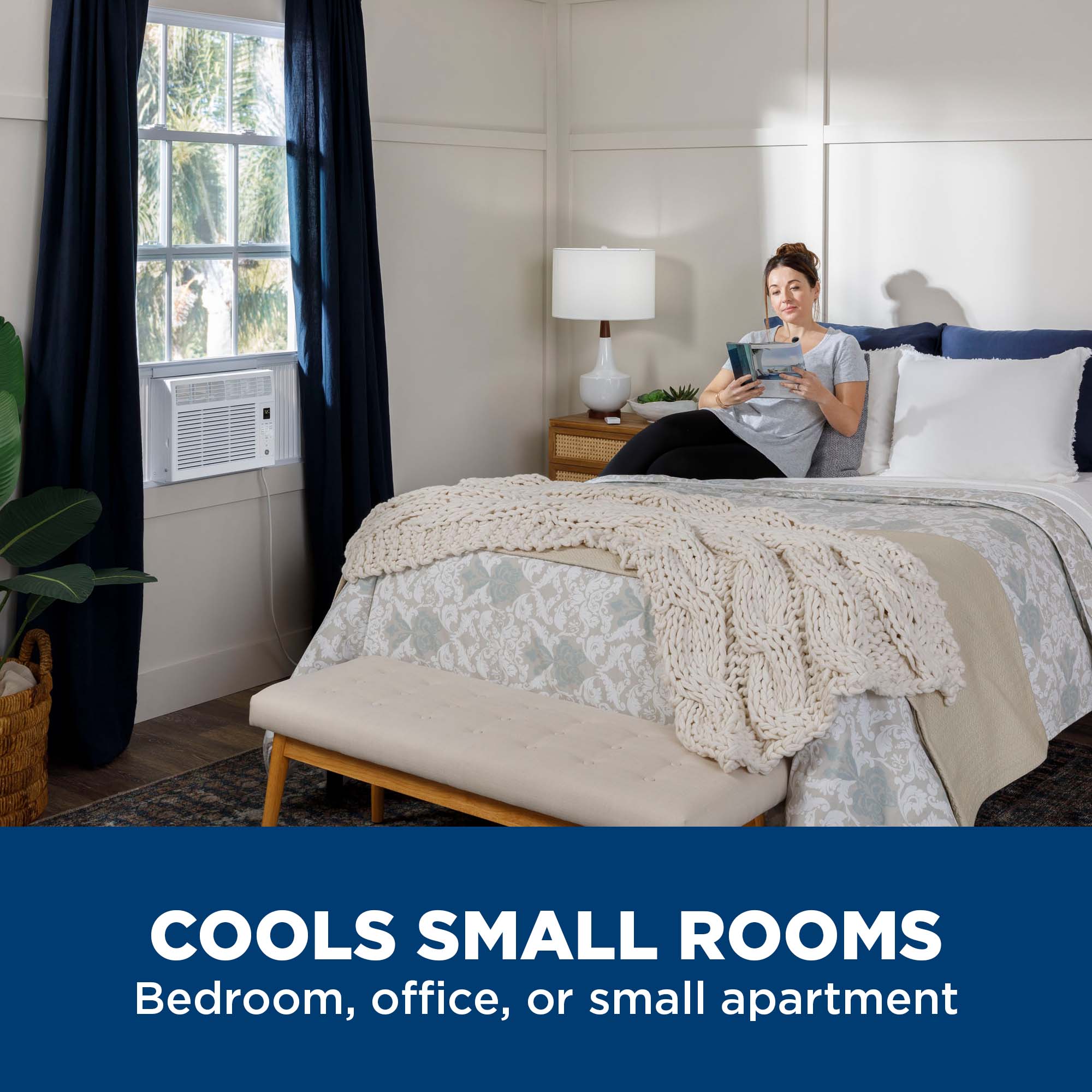 GE 250-sq ft Window Air Conditioner with Remote ( 115-Volt , 6000-BTU )
