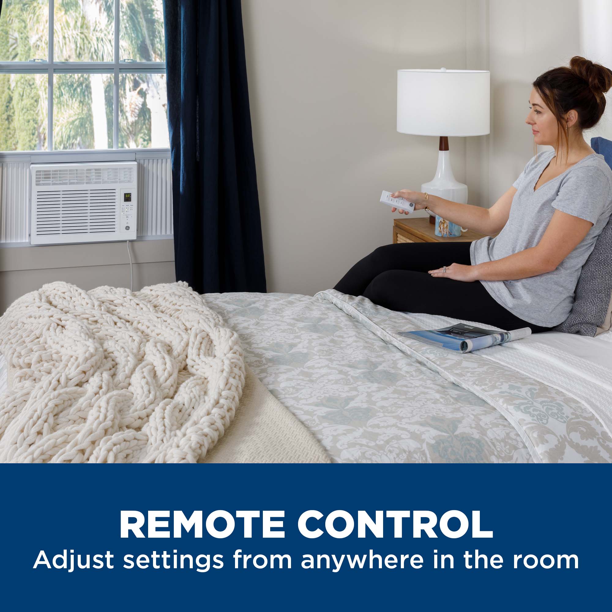 GE 250-sq ft Window Air Conditioner with Remote ( 115-Volt , 6000-BTU )