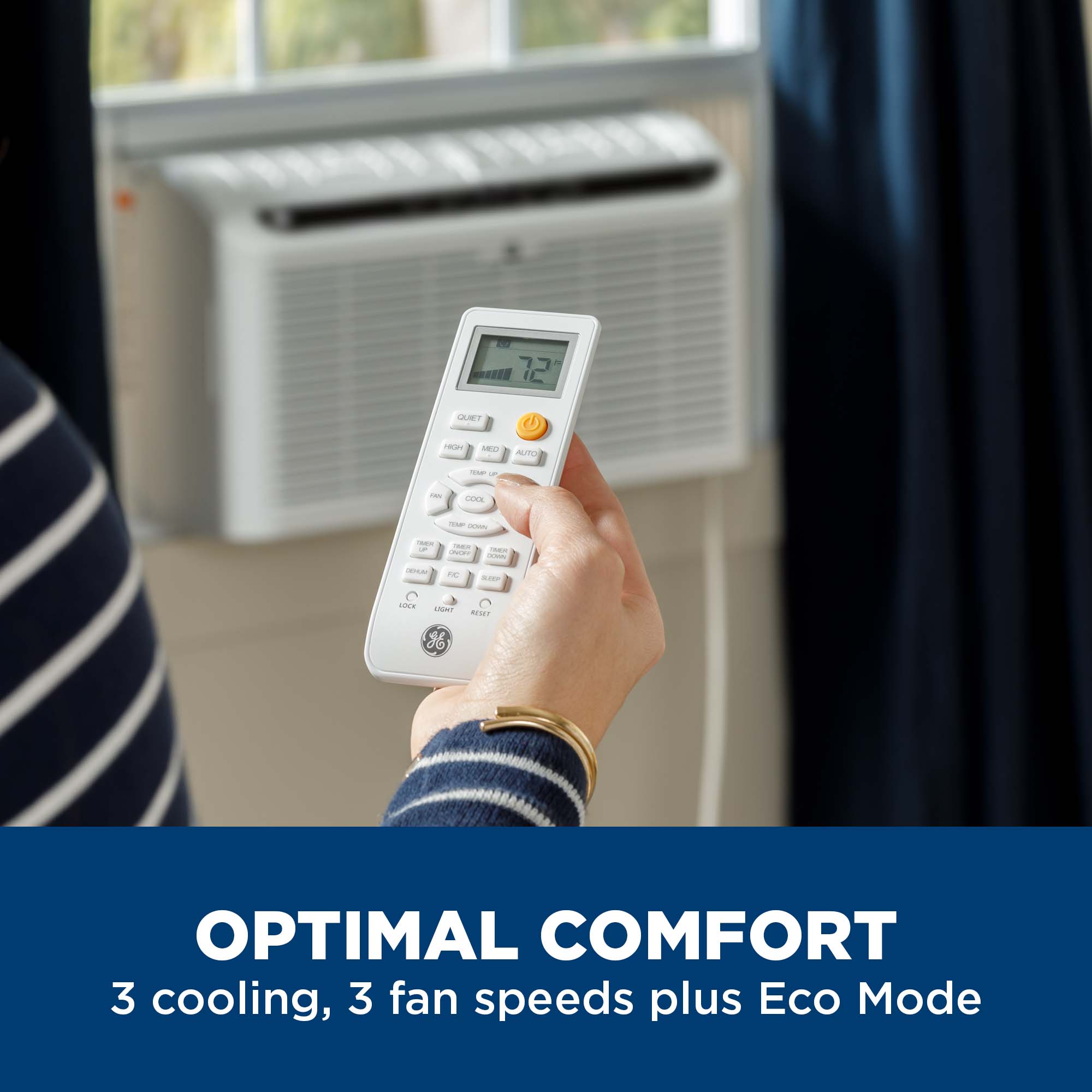GE 350-sq ft Window Air Conditioner with Remote ( 115-Volt , 8100-BTU )