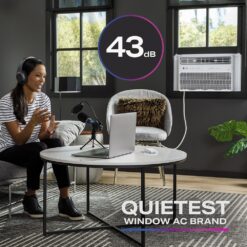 GE 450-sq ft Window Air Conditioner with Remote ( 115-Volt , 10000-BTU ) ENERGY STAR Certified Wi-Fi enabled