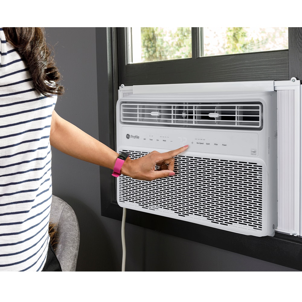 GE 450-sq ft Window Air Conditioner with Remote ( 115-Volt , 10000-BTU ) ENERGY STAR Certified Wi-Fi enabled