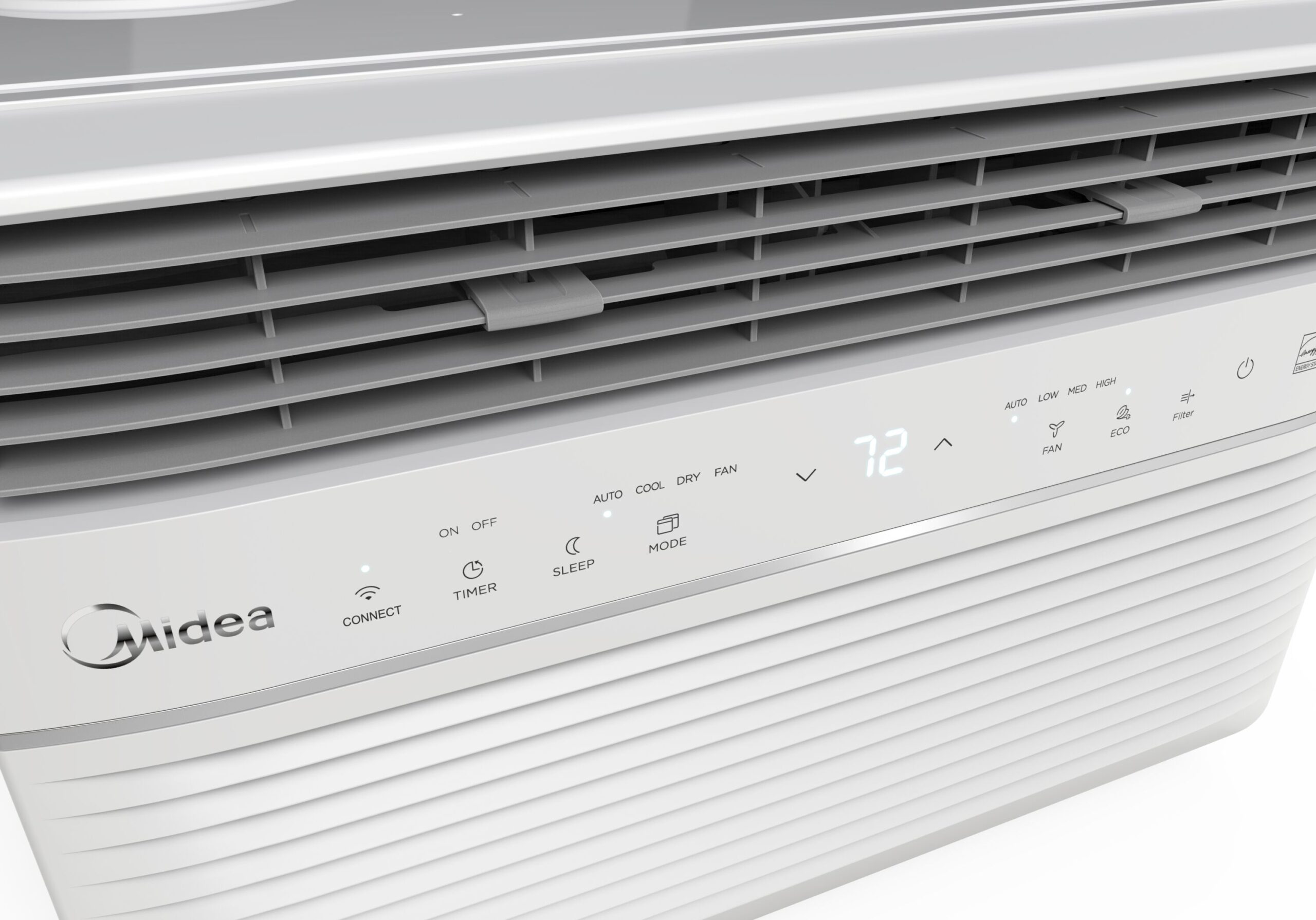 Midea 550-sq ft Window Air Conditioner with Remote ( 115-Volt , 12000-BTU ) ENERGY STAR Certified Wi-Fi enabled