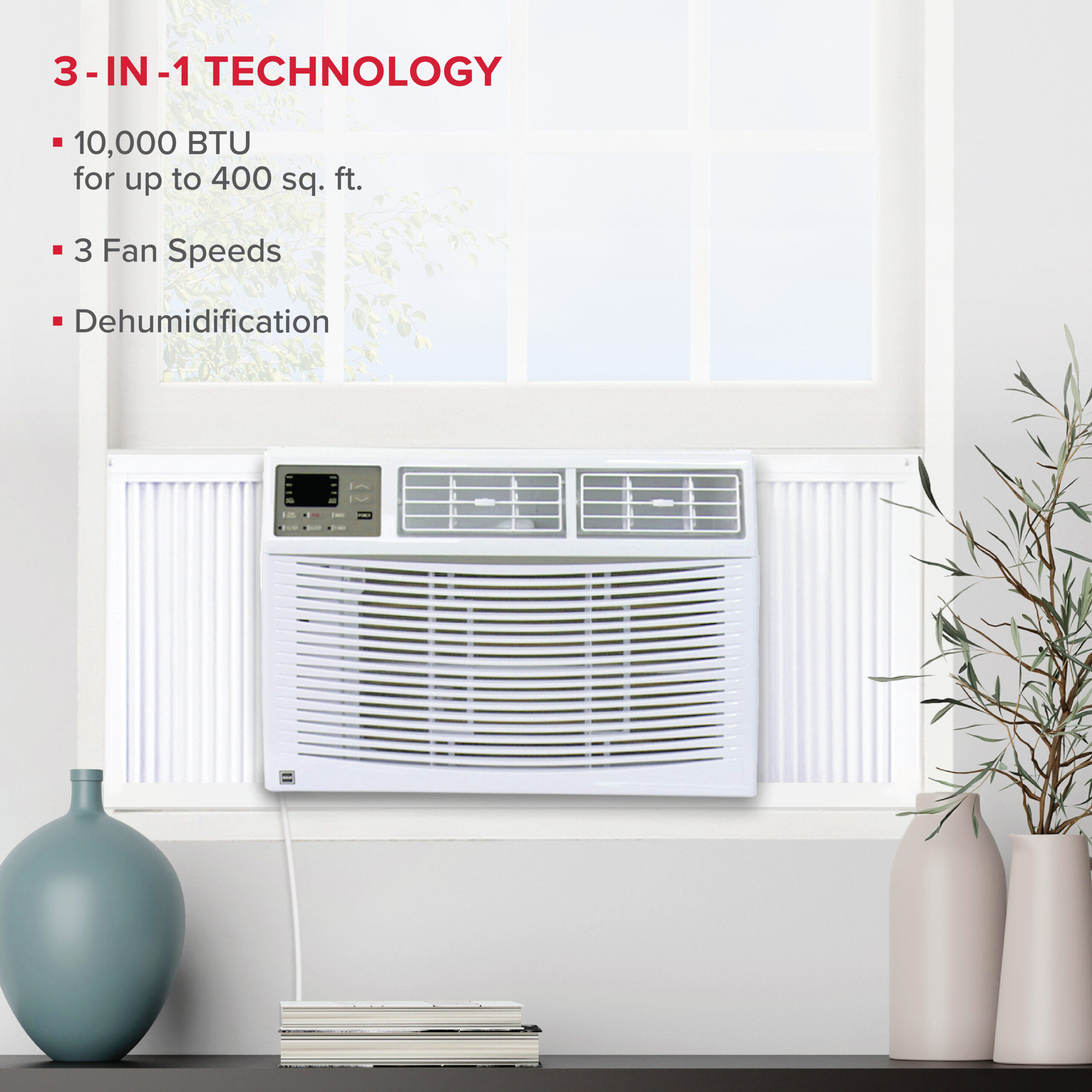 RCA 400-sq ft Window Air Conditioner with Remote ( 115-Volt , 10000-BTU )