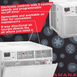 Amana 350-sq ft Window Air Conditioner with Remote ( 115-Volt , 8000-BTU )