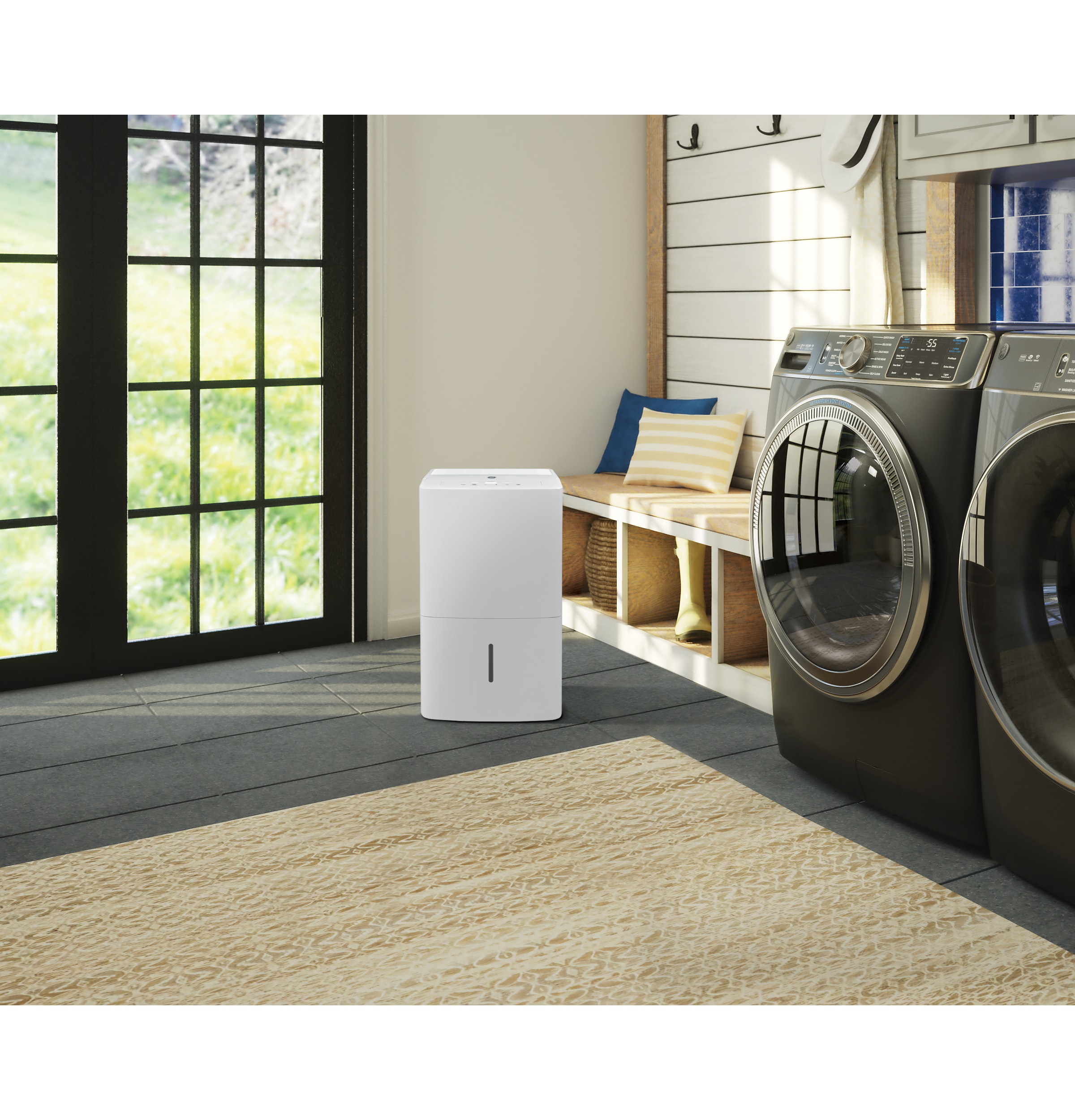 GE 9.5-Gallon 35 -Pint 3 -Speed ENERGY STAR Certified (For Rooms 1501 - 3000 Square Feet) White