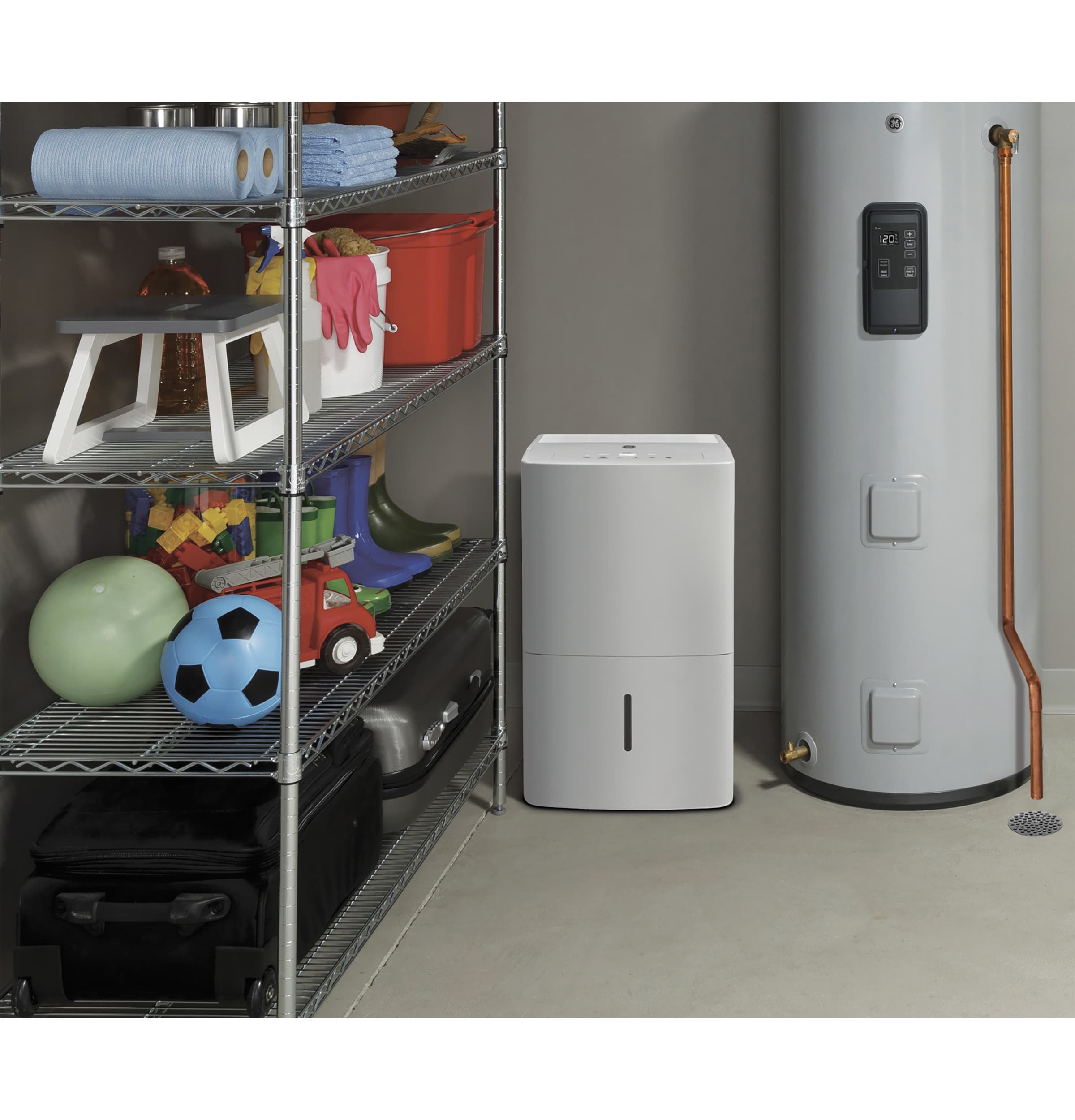 GE 9.5-Gallon 35 -Pint 3 -Speed ENERGY STAR Certified (For Rooms 1501 - 3000 Square Feet) White