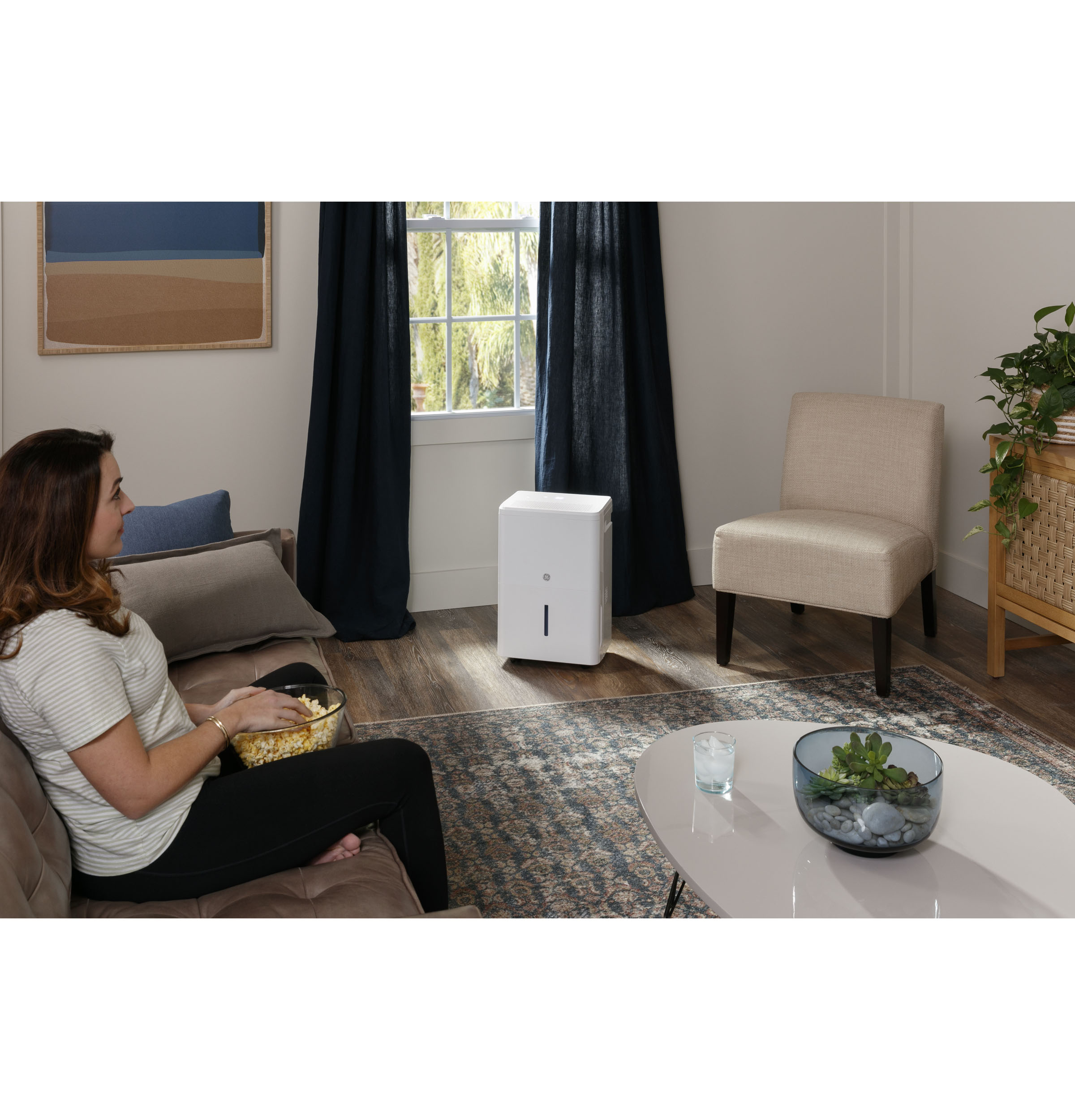GE 9.5-Gallon 35 -Pint 3 -Speed ENERGY STAR Certified (For Rooms 1501 - 3000 Square Feet) White