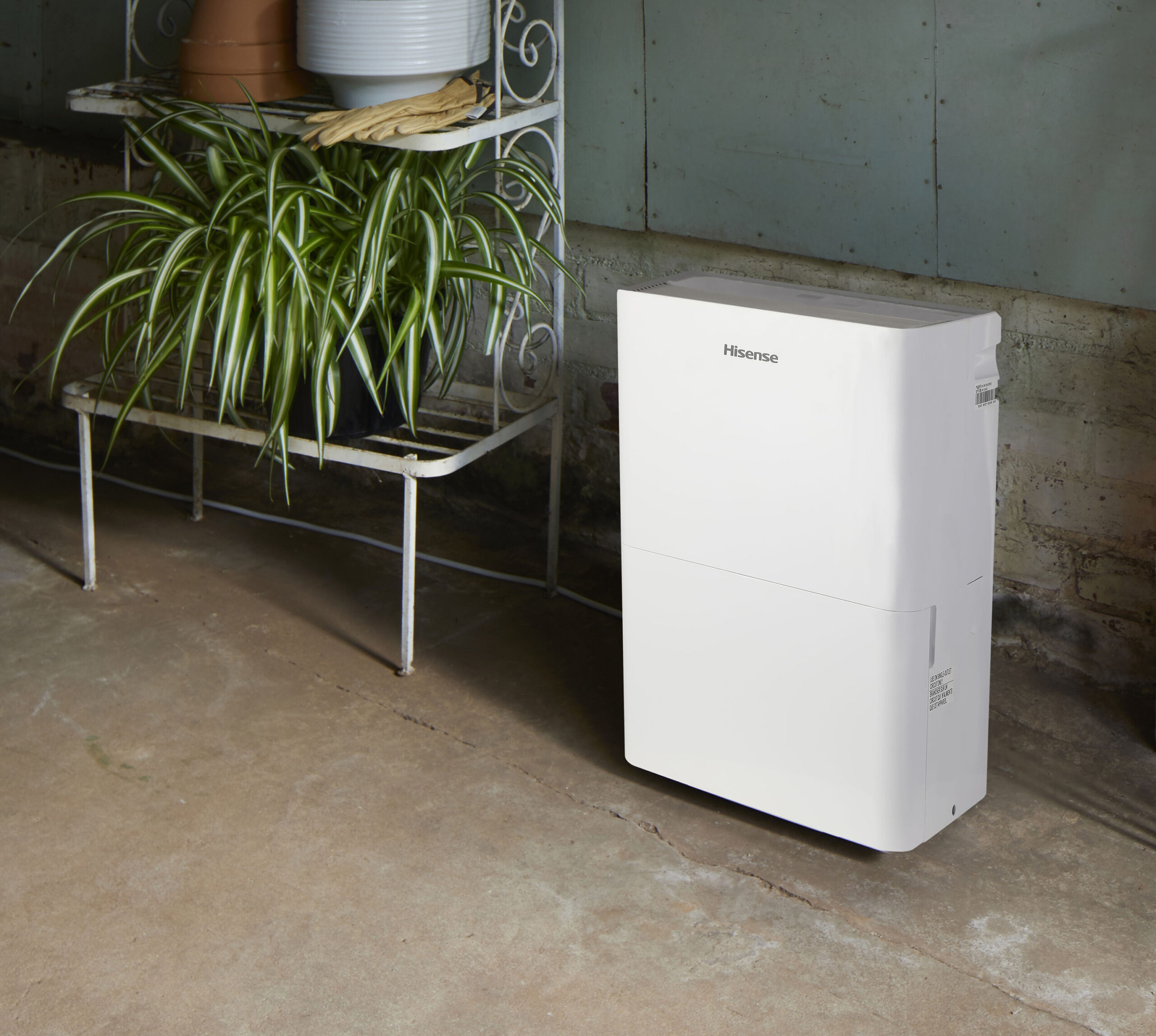 Hisense 1.11-Gallon 35 -Pint 2 -Speed Dehumidifier ENERGY STAR Certified (For Rooms 1501 - 3000 Square Feet) White