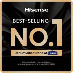 Hisense 1.9-Gallon 50 -Pint 2 -Speed Dehumidifier ENERGY STAR Certified (For Rooms 3001+ Square Feet) White