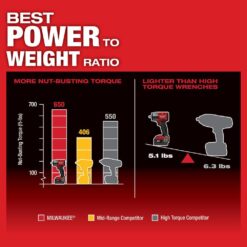Milwaukee M18 FUEL GEN-2 18V Lithium-Ion Brushless Cordless Mid Torque 1/2 in. Impact Wrench with Pin Detent (Tool-Only) 2962P-20