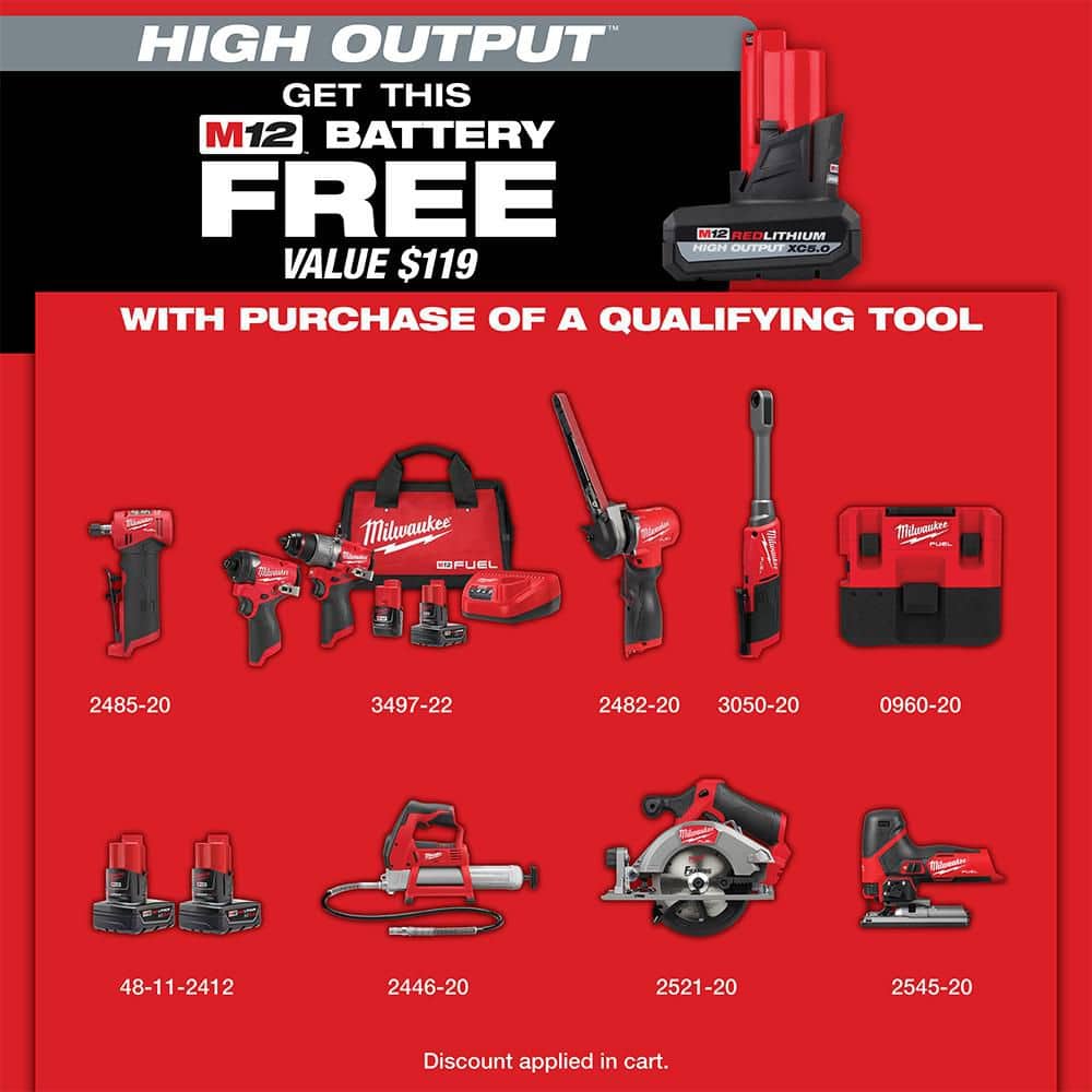 Milwaukee M12 12V Fuel Lithium-Ion Cordless Jig Saw (Tool-Only) 2545-20
