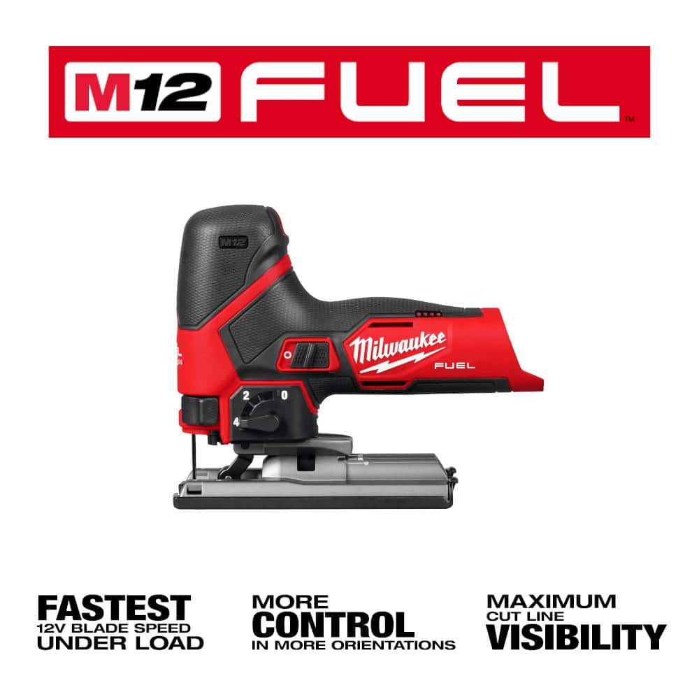 Milwaukee M12 12V Fuel Lithium-Ion Cordless Jig Saw (Tool-Only) 2545-20