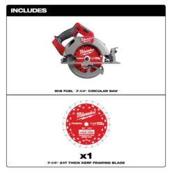 Milwaukee M18 FUEL 18V Lithium-Ion Brushless Cordless 7-1/4 in. Circular Saw (Tool-Only) 2834-20