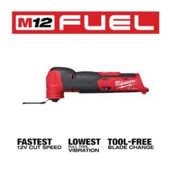 Milwaukee M12 FUEL 12V Lithium-Ion Cordless Oscillating Multi-Tool (Tool-Only) 2526-20