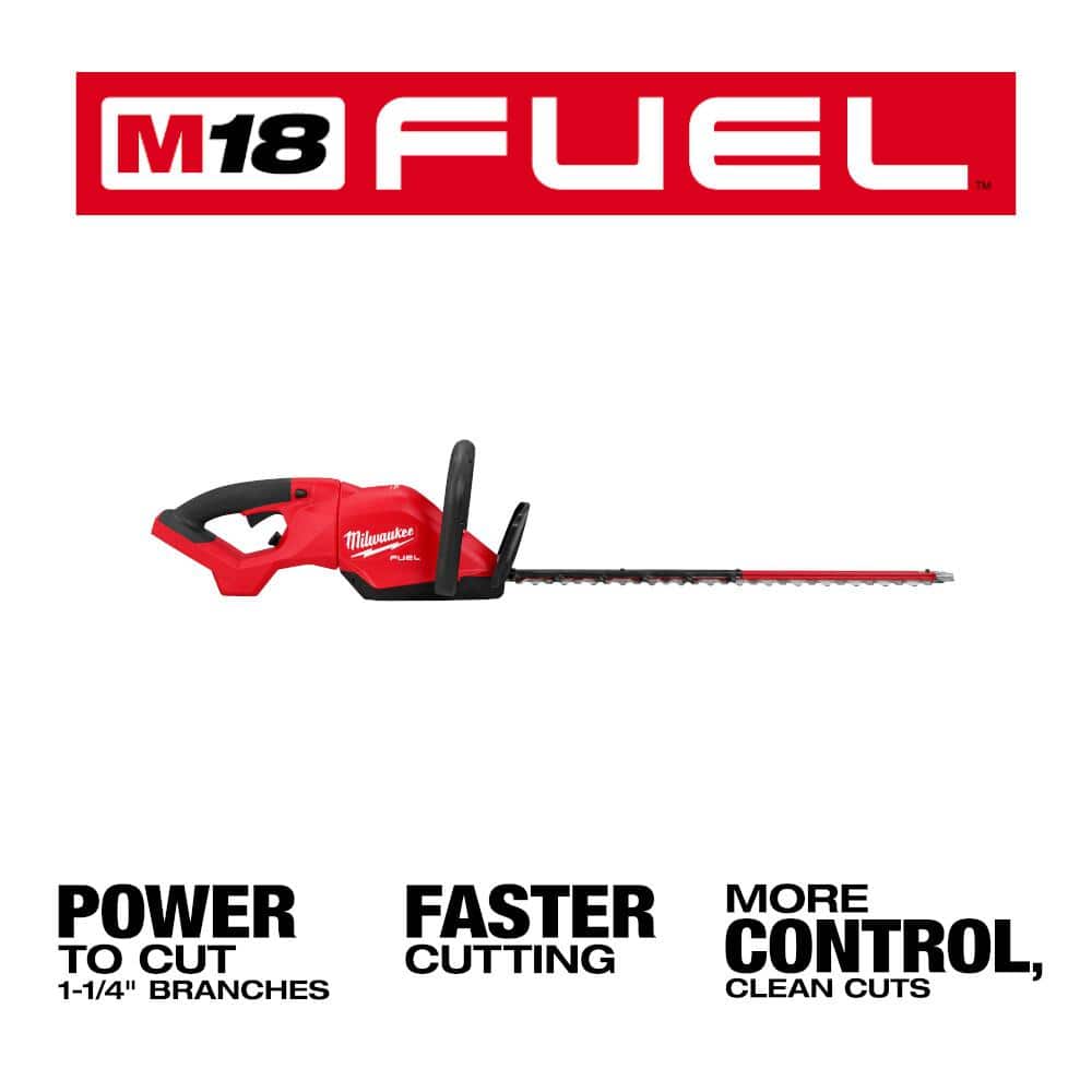 Milwaukee M18 FUEL 18-Volt 24 in. Brushless Cordless Battery Powered Hedge Trimmer (Tool-Only) 3033-20