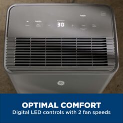 GE 1.88-Gallon 50 -Pint 2 -Speed with Built-In Pump ENERGY STAR Certified (For Rooms 3001+ Square Feet) Gray