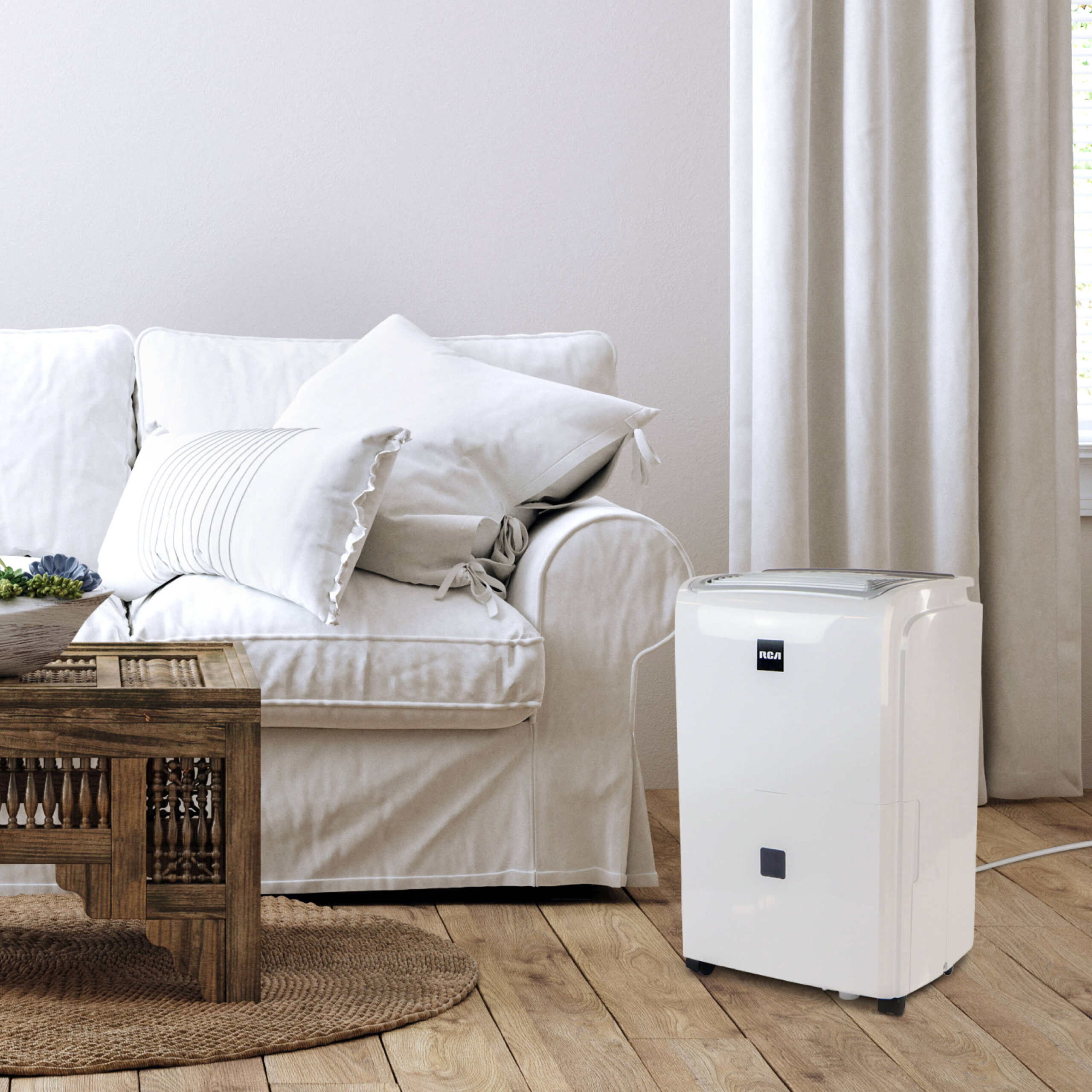 RCA 2.11-Gallon 50 -Pint 2 -Speed Dehumidifier (For Rooms 1501 - 3000 Square Feet) White