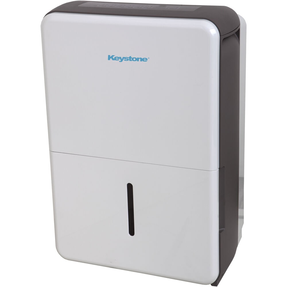 Keystone 1.8-Gallon 50 -Pint 3 -Speed Dehumidifier with Built-In Pump ENERGY STAR Certified (For Rooms 3001+ Square Feet) White