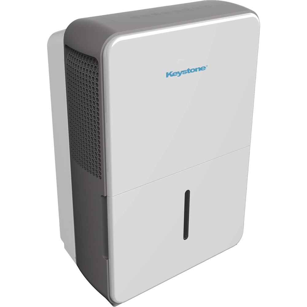 Keystone 1.8-Gallon 50 -Pint 3 -Speed Dehumidifier with Built-In Pump ENERGY STAR Certified (For Rooms 3001+ Square Feet) White