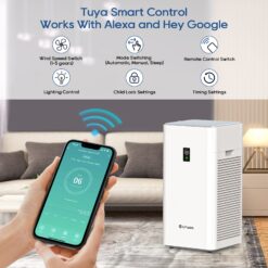 EdenDirect 5 -Speed White True HEPA Air Purifier (Covers: 4555-sq ft )