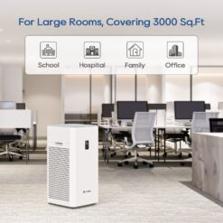 EdenDirect 5 -Speed White True HEPA Air Purifier (Covers: 4555-sq ft )