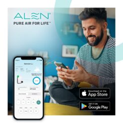 Alen BreatheSmart 45i Pure 4 -Speed Ionic Weathered Gray HEPA Air Purifier ENERGY STAR Certified (Covers: 800-sq ft )