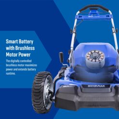 Kobalt 80-volt, 21-in Self Propelled Battery Walk Mower with 6 Ah Battery Included Battery Included