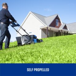 Kobalt 80-volt, 21-in Self Propelled Battery Walk Mower with 6 Ah Battery Included Battery Included