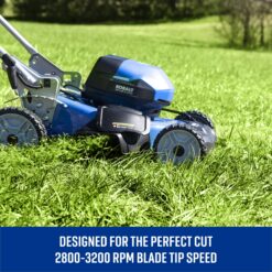 Kobalt 80-volt, 21-in Self Propelled Battery Walk Mower with 6 Ah Battery Included Battery Included