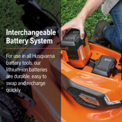 Husqvarna Lawn Xpert LE322R 40-volt, 21-in Self Propelled Battery Walk Mower with (2) 7.5 Ah Batteries Included