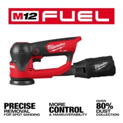 Milwaukee M12 FUEL 12V Lithium-Ion Brushless Cordless 3 in. Random Orbital Detail Sander 2535-20