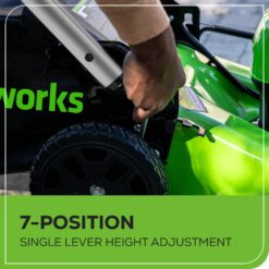 Greenworks 80-volt, 21-in Push Battery Walk Mower with (1) 4 Ah Battery Included