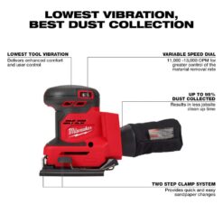 Milwaukee M18 18V Lithium-Ion Cordless 1/4 in. Sheet Sander (Tool-Only) 2649-20