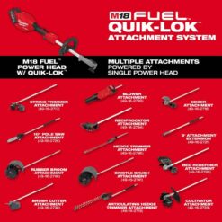 Milwaukee M18 FUEL 18V 16 in. Brushless Cordless Battery Powered String Trimmer with QUIK-LOK Attachment Capability (Tool-Only) 3016-20ST