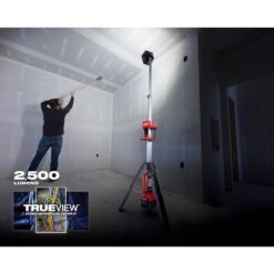 Milwaukee M18 18-Volt Lithium-Ion Cordless Rocket Dual Power Tower Light (Tool-Only) 2131-20