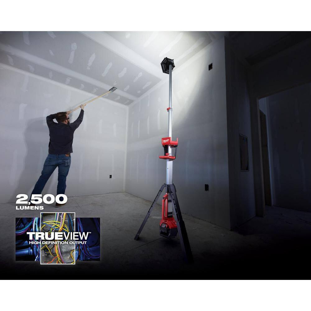 Milwaukee M18 18-Volt Lithium-Ion Cordless Rocket Dual Power Tower Light (Tool-Only) 2131-20