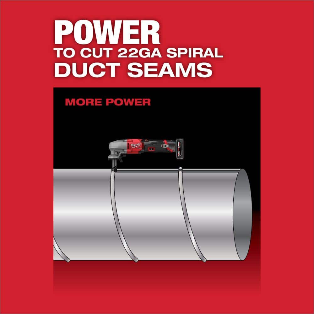 Milwaukee M12 FUEL 12-Volt Lithium-Ion Brushless Cordless 16-Gauge Variable Speed Nibbler (Tool-Only) 2476-20
