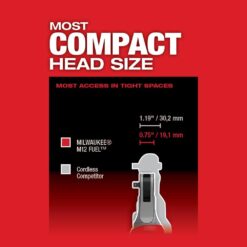 Milwaukee M12 FUEL 12V Lithium-Ion Brushless Cordless High Speed 1/4 in. Ratchet (Tool-Only) 2566-20
