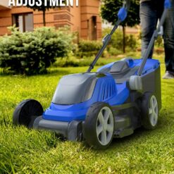 Wild Badger Power Brushless 40-volt, 18-in Push Battery Walk Mower with (1) 4 Ah Battery Included