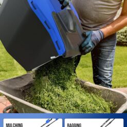 Wild Badger Power Brushless 40-volt, 18-in Push Battery Walk Mower with (1) 4 Ah Battery Included