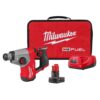 Milwaukee M12 FUEL 12V Lithium-Ion Brushless Cordless 5/8 in. SDS Plus Rotary Hammer Kit with One 4.0Ah Battery and Bag 2508-21XC