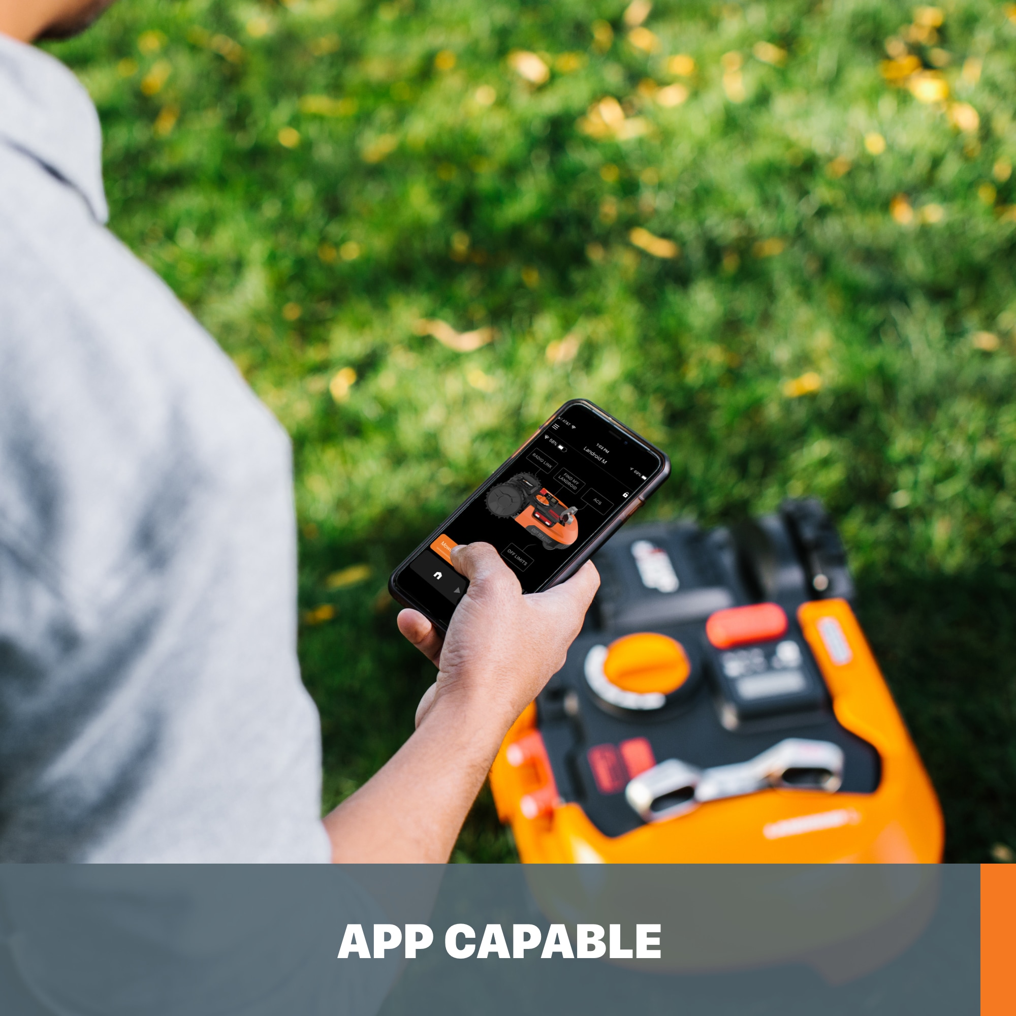 WORX Landroid Robotic Lawn Mower ( Up to 1/8 acre )