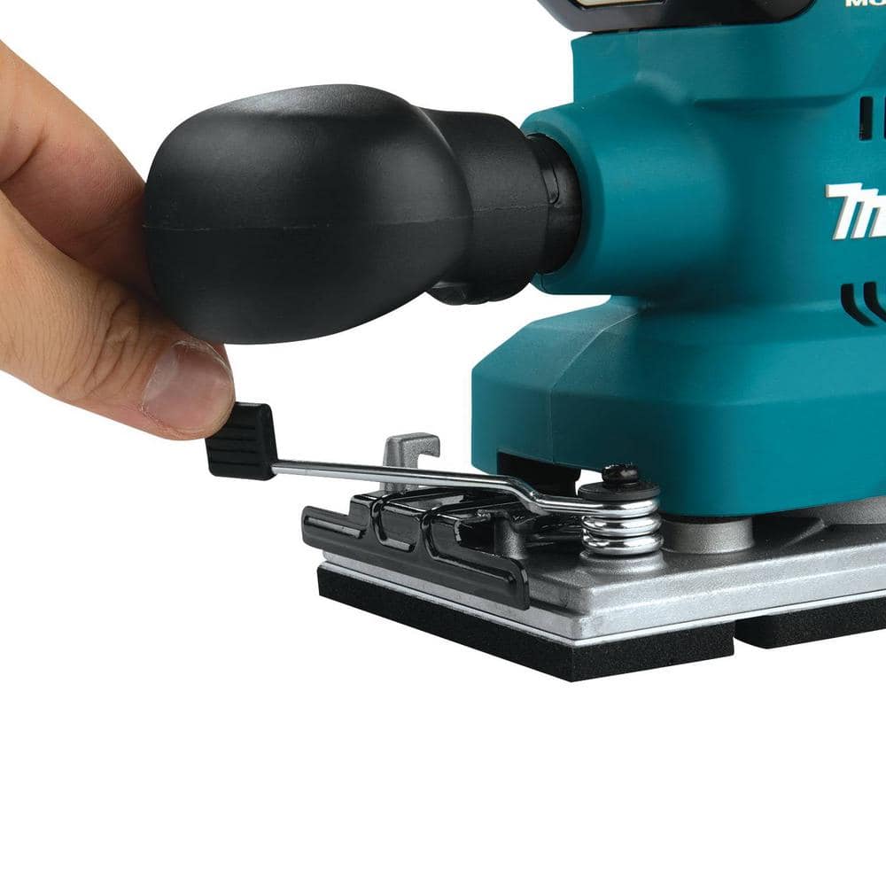 Makita 18V LXT Lithium-Ion Brushless Cordless 1/3 Sheet Finishing Sander, AWS Capable (Tool Only) XOB03Z
