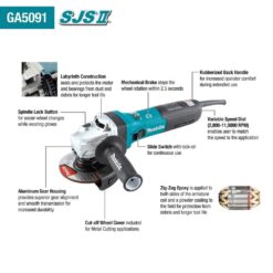Makita 5 in. Corded Angle Grinder GA5091