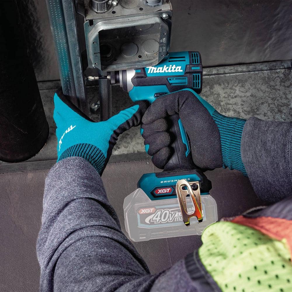 Makita 40V max XGT Brushless Cordless 4-Speed Impact Driver, Tool Only GDT02Z