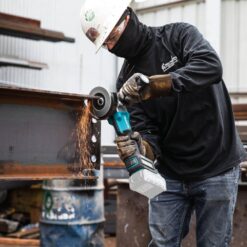 Makita 40V Max XGT Brushless Cordless 4-1/2/5 in. Paddle Switch Angle Grinder with Electric Brake, AWS Capable (Tool Only) GAG06Z