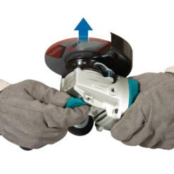 Makita 18V LXT Lithium-Ion Brushless Cordless 4-1/ 2 in. /5 in. X-LOCK Angle Grinder with AFT, Tool Only XAG25Z